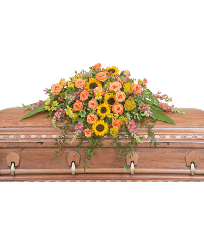 Heaven's Sunset Casket Spray Heaven's Sunset Casket Spray