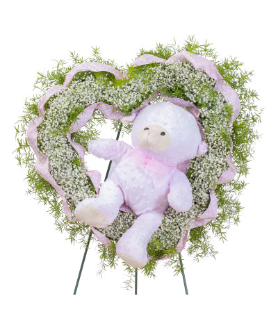 Tiny Angels Wreath in Pink Tiny Angels Wreath in Pink