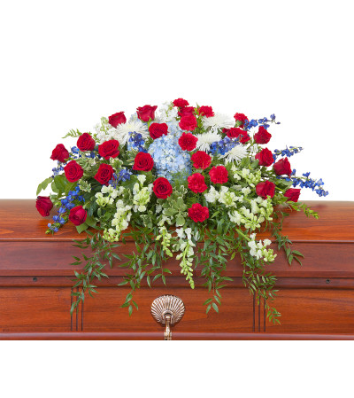 Honor Casket Spray Honor Casket Spray