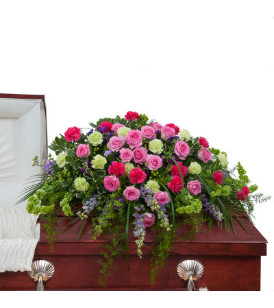 Forever Cherished Casket Spray Forever Cherished Casket Spray