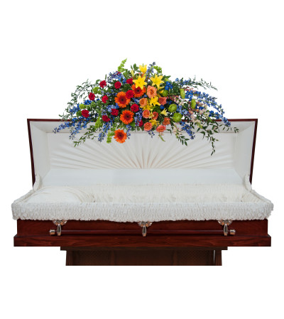 Treasured Celebrations Full Casket Spray Treasured Celebrations Full Casket Spray