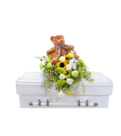 Tiny Angels Casket Spray Tiny Angels Casket Spray