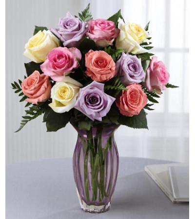 Mix pinks and lavenders Mix pinks and lavenders