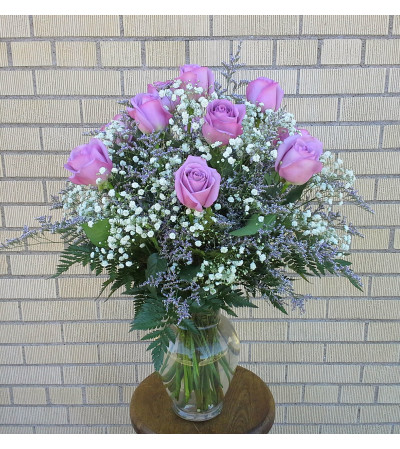 Simply Lavender Rose Vase Simply Lavender Rose Vase