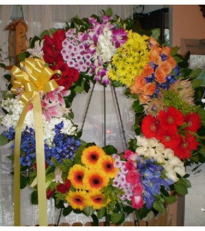 Rainbow Wreath Rainbow Wreath