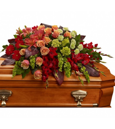 A Fond Farewell Casket Spray A Fond Farewell Casket Spray