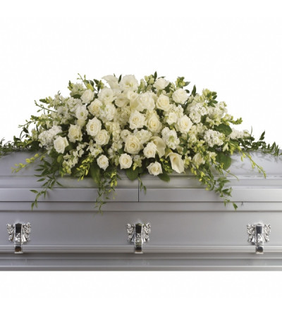 Peace and Purity Casket Spray Peace and Purity Casket Spray