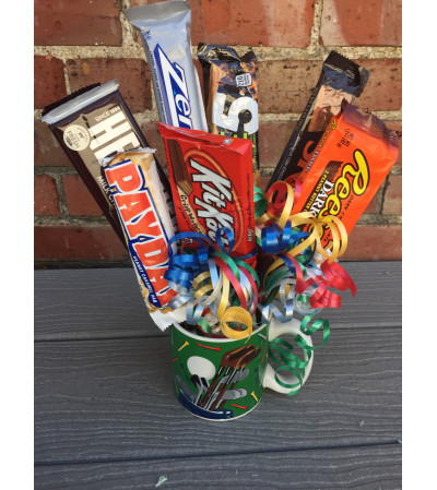 Golf Coffee Mug Candy Bouquet Golf Coffee Mug Candy Bouquet