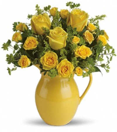 Sunny Day Pitcher of Roses Sunny Day Pitcher of Roses