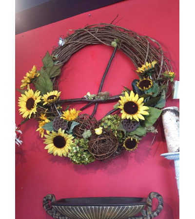 Sunflower Wreath Sunflower Wreath