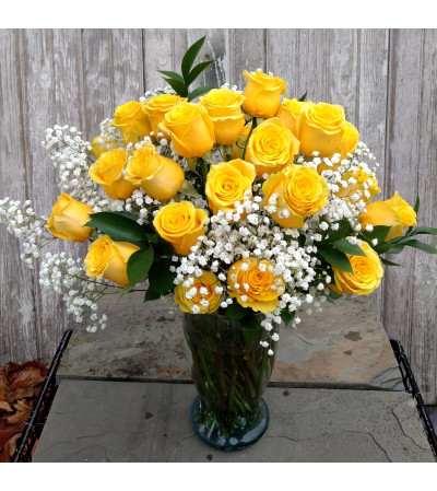 2 DOZEN YELLOW ROSES 2 DOZEN YELLOW ROSES