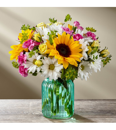 The FTD® Sunlit Meadows™ Bouquet by Better Homes and Gardens® The FTD® Sunlit Meadows™ Bouquet by Better Homes and Gardens®