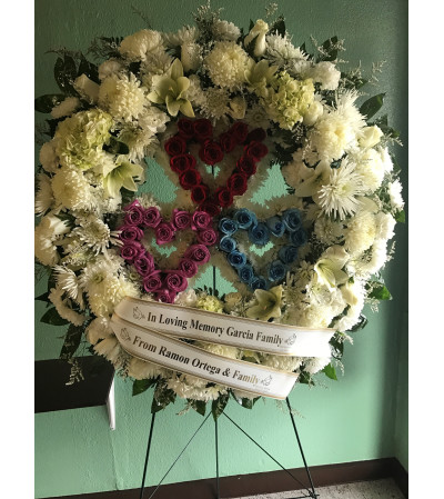 Trio Heart Wreath Trio Heart Wreath