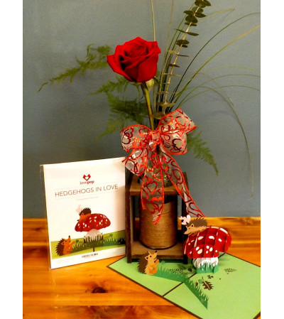 LOVE...LovePop Card with Arrangement LOVE...LovePop Card with Arrangement