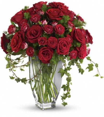 Rose Romanesque Bouquet - Red Roses - by Jennifer's Flowers Rose Romanesque Bouquet - Red Roses - by Jennifer's Flowers