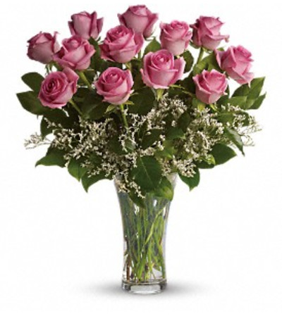Make Me Blush - Dozen Pink Roses Make Me Blush - Dozen Pink Roses