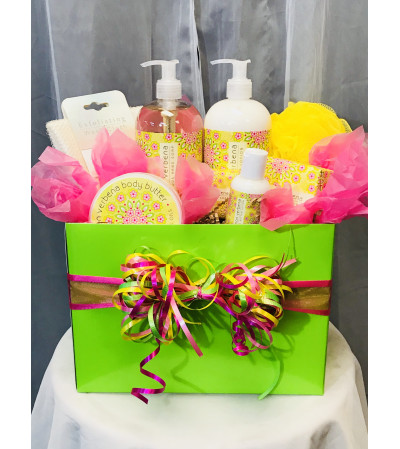 Lemon Verbena Spa Basket Lemon Verbena Spa Basket