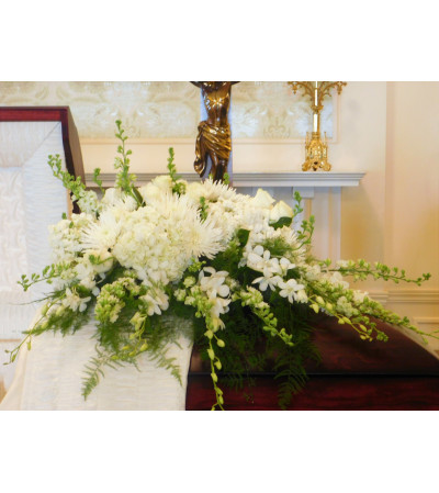 Peaceful Passage Casket Spray Peaceful Passage Casket Spray