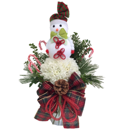 Jolly Flower Snowman Jolly Flower Snowman