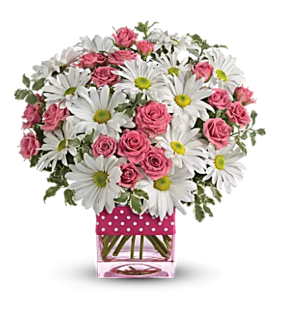Teleflora's Polka Dots & Posies Bouquet Teleflora's Polka Dots & Posies Bouquet