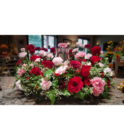 Bountiful Rose Urn Wreath Bountiful Rose Urn Wreath