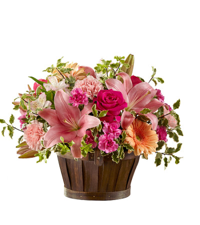 A SPRING GARDEN BASKET A SPRING GARDEN BASKET