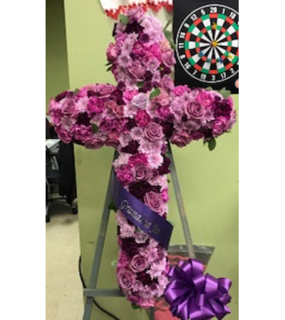 Purple & Lav You Are Standing Cross Purple & Lav You Are Standing Cross