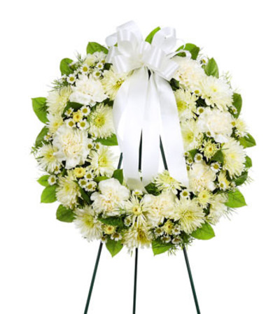 Open Wreath Standing Spray Open Wreath Standing Spray