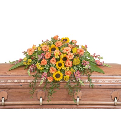 Heaven's Sunset Casket Spray Heaven's Sunset Casket Spray