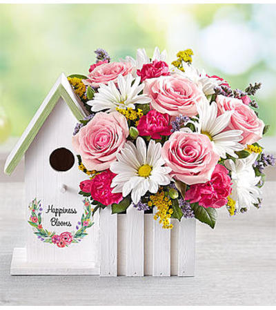 Happiness Blooms Birdhouse Happiness Blooms Birdhouse