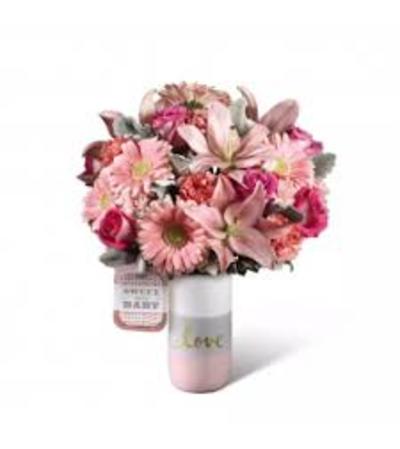THE FTD® SWEET BABY GIRL™ BOUQUET BY HALLMARK THE FTD® SWEET BABY GIRL™ BOUQUET BY HALLMARK