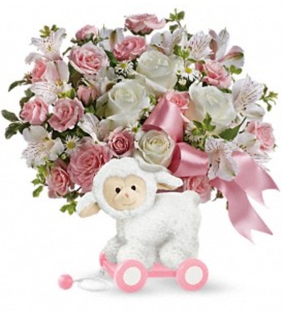 Teleflora's Sweet Little Lamb - Baby Pink Teleflora's Sweet Little Lamb - Baby Pink