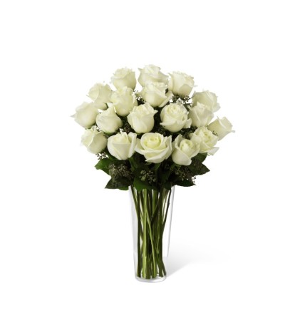 The FTD® White Rose Bouquet The FTD® White Rose Bouquet