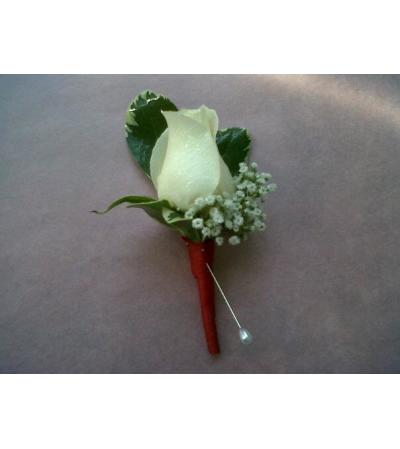 Boutonniere Red Rose Boutonniere Red Rose