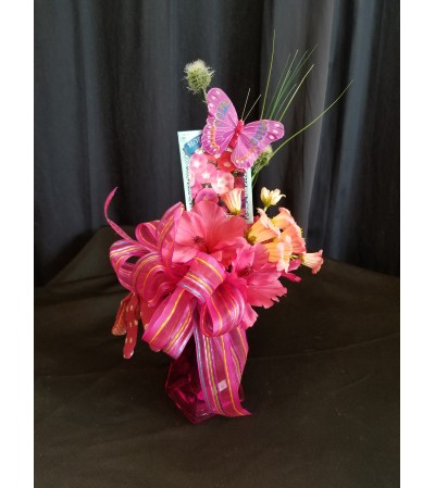 Garden Basket Pink Lanten Garden Basket Pink Lanten