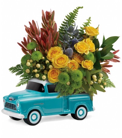 Teleflora's Chevy Pickup Bouquet Teleflora's Chevy Pickup Bouquet