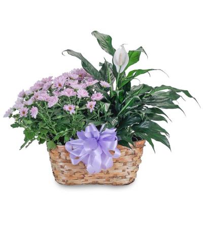 Blooming Peacefully Basket Blooming Peacefully Basket