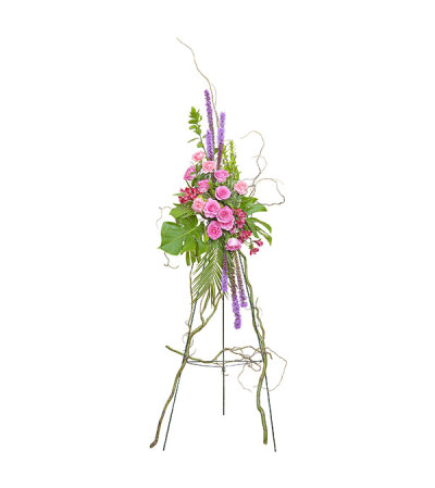 Peaceful Pink Standing Spray DW Peaceful Pink Standing Spray DW