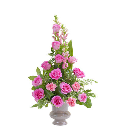 Peaceful Pink Small Urn DW Peaceful Pink Small Urn DW