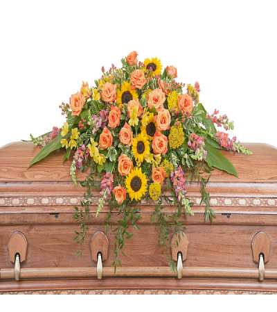 Heaven's Sunset Casket Spray DW Heaven's Sunset Casket Spray DW
