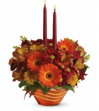 Teleflora's Autumn Artistry Centerpiece Teleflora's Autumn Artistry Centerpiece