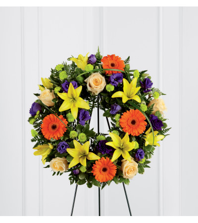 The FTD® Radiant Remembrance™ Wreath The FTD® Radiant Remembrance™ Wreath