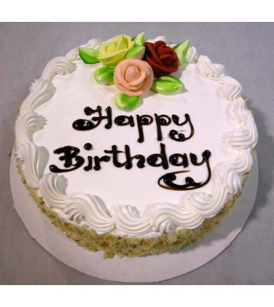 White Birthday Cake White Birthday Cake