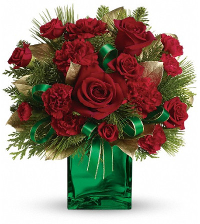 Teleflora's Yuletide Spirit Bouquet Teleflora's Yuletide Spirit Bouquet