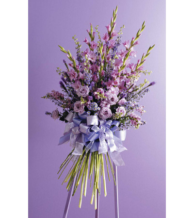 Faux Hand Tied Standing Spray Faux Hand Tied Standing Spray