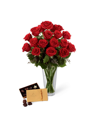 The FTD® Red Rose & Godiva® Bouquet The FTD® Red Rose & Godiva® Bouquet