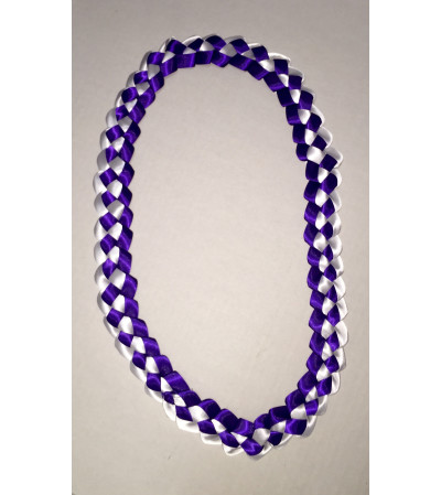 School Colors Ribbon Lei School Colors Ribbon Lei