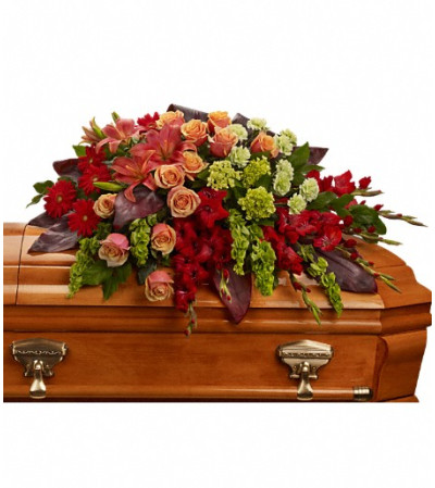 A Fond Farewell Casket Spray A Fond Farewell Casket Spray