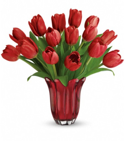 Teleflora's Kissed By Tulips Bouquet Teleflora's Kissed By Tulips Bouquet