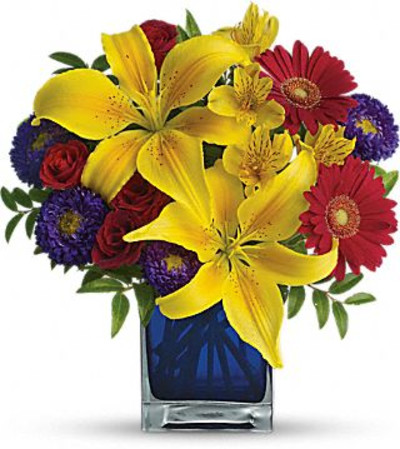Blue Caribbean Bouquet Blue Caribbean Bouquet